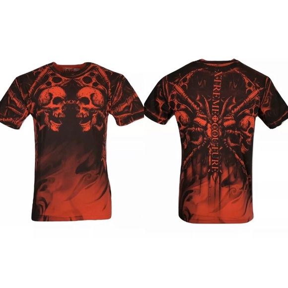 XTREME COUTURE by AFFLICTION Men T-Shirt NORSE GOD - Picture 3 of 8